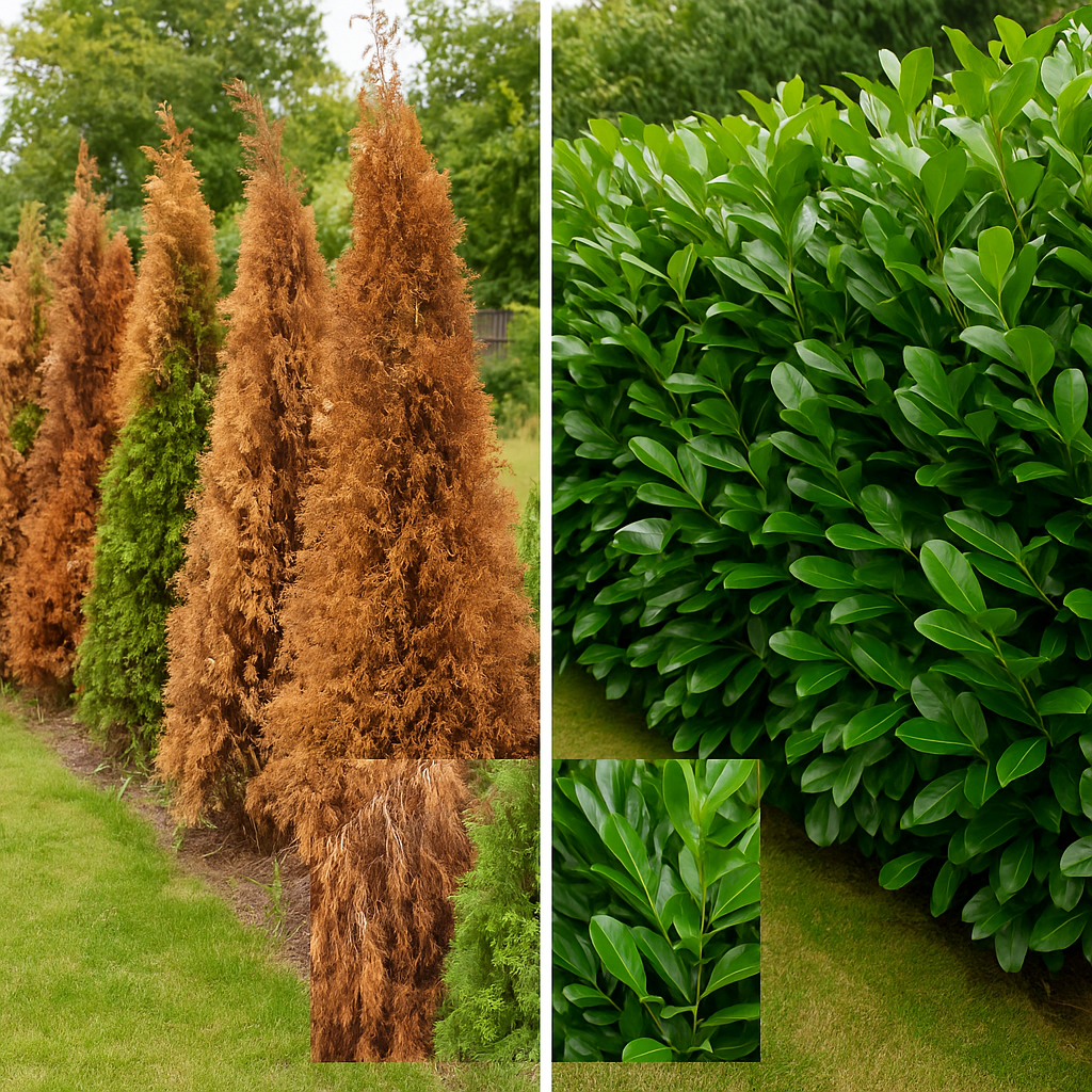 A pusztuló tuják helyett: miért érdemes babérmeggyet ültetni?